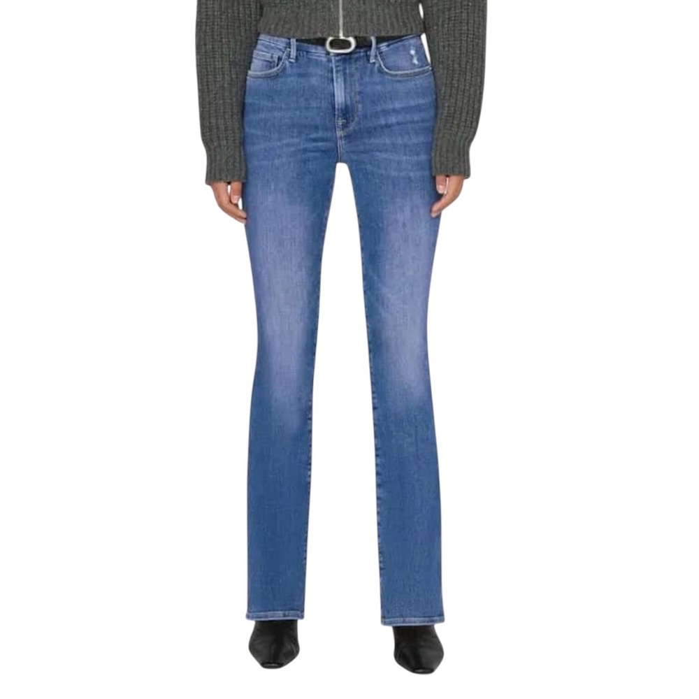 FRAME Le Mini Boot Denim Jean in Toledo Blue Women's 26